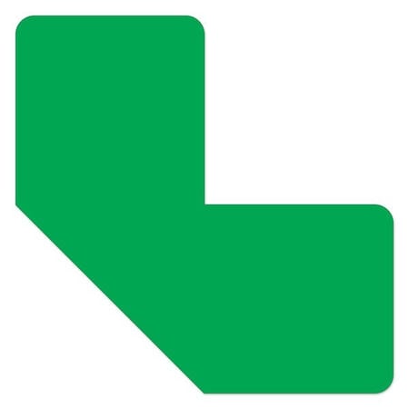 Ergomat DuraStripe Xtreme 8inx8inx4in Half Angle Corners Green, 20PK DSX-C8x8x4-G-KIT